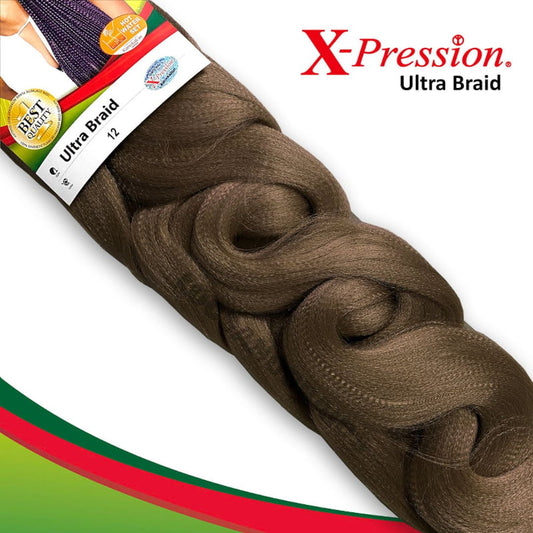12- X-Pression Ultra Braid – Συνθετική Τρίχα για κοτσιδάκια