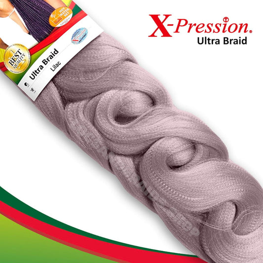 Lilac - X-Pression Ultra Braid – Συνθετική Τρίχα για κοτσιδάκια