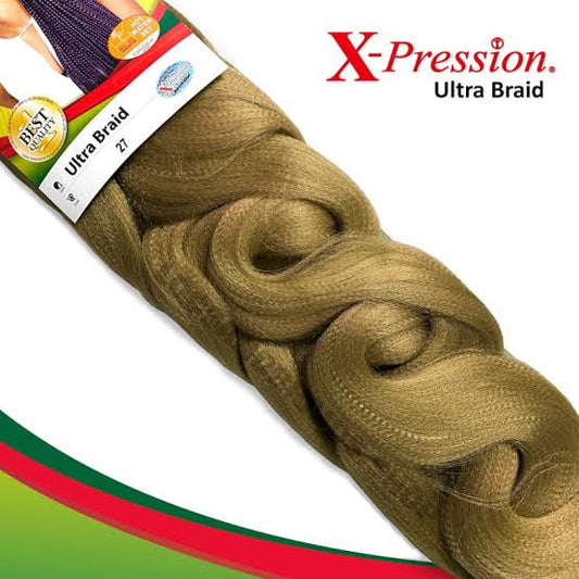N27 - X-Pression Ultra Braid – Συνθετική Τρίχα για κοτσιδάκια