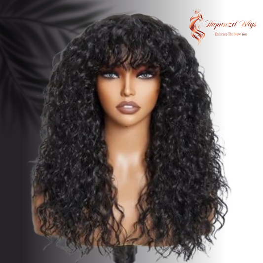 Μαύρη άφρο - σγουρή περούκα