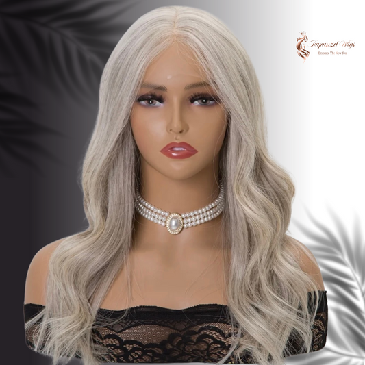 Σίλβερ Περούκα μεσαίου μήκους