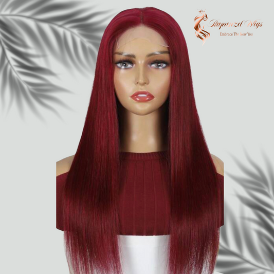 Κόκκινη- Μπορντό Περούκα 65 εκ